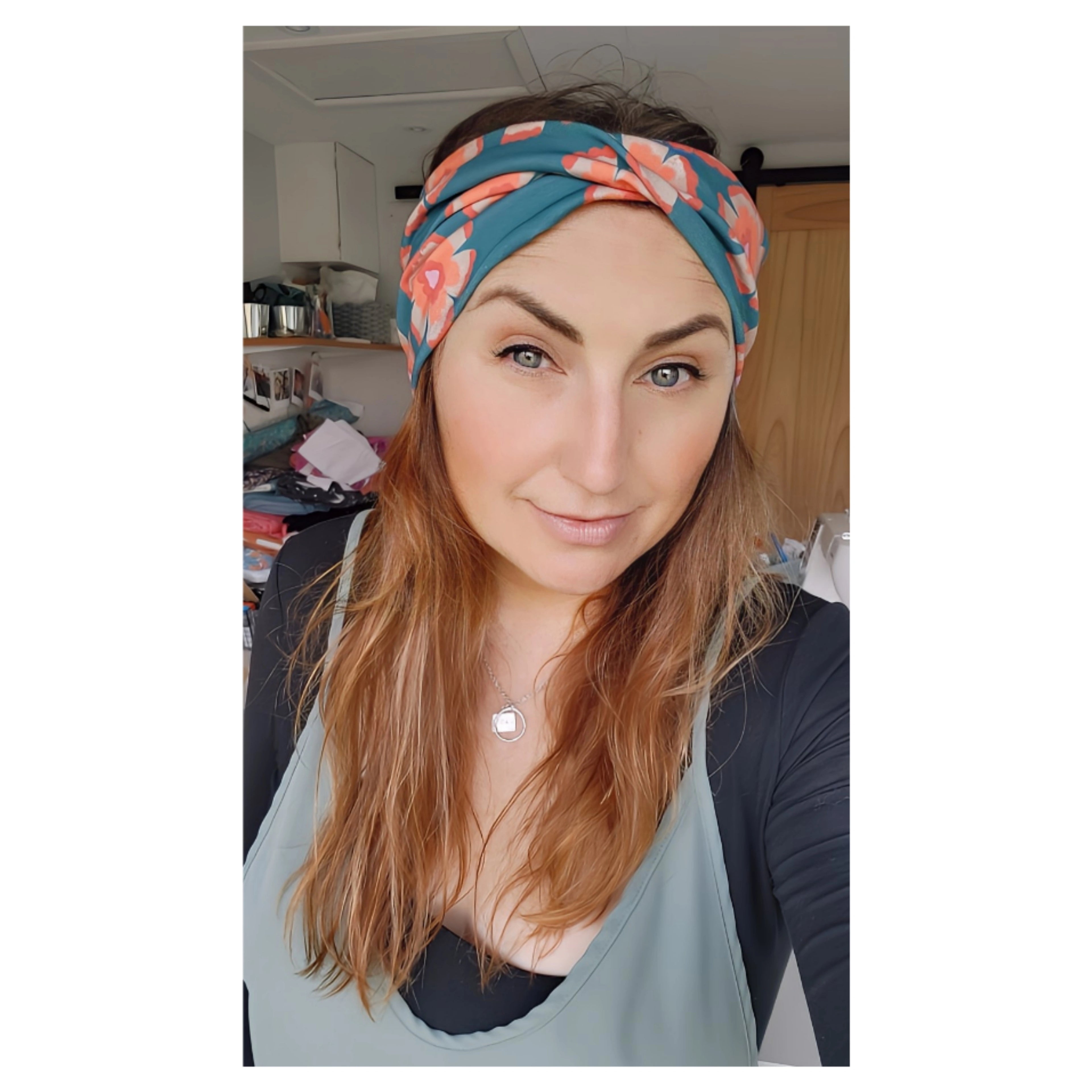 Adults organic wide twist headband