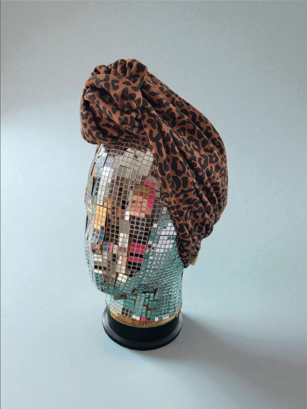 Adults organic turban with knot