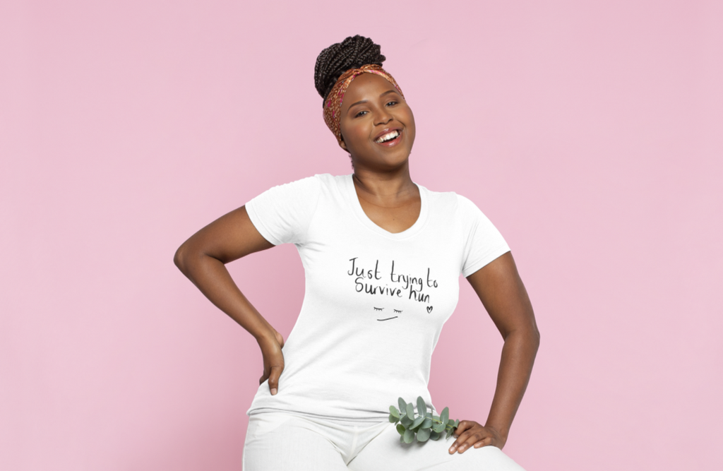 Just Trying To Survive Hun Organic T Shirt