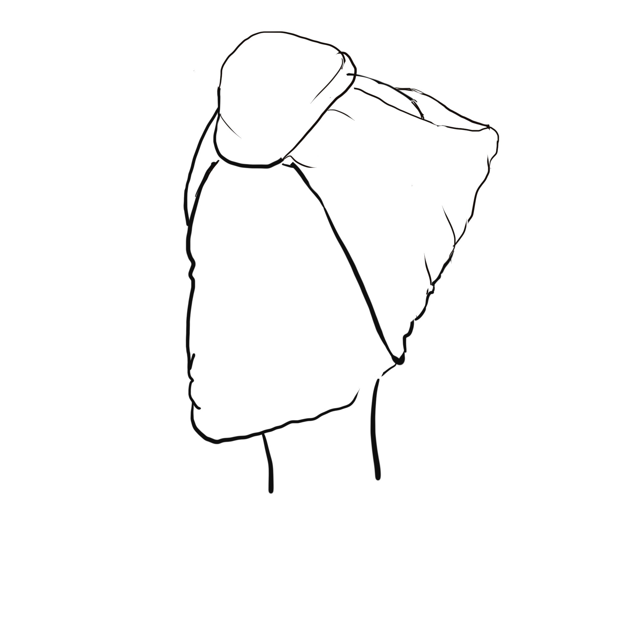 Adults organic extra wide knotted turband (headband)